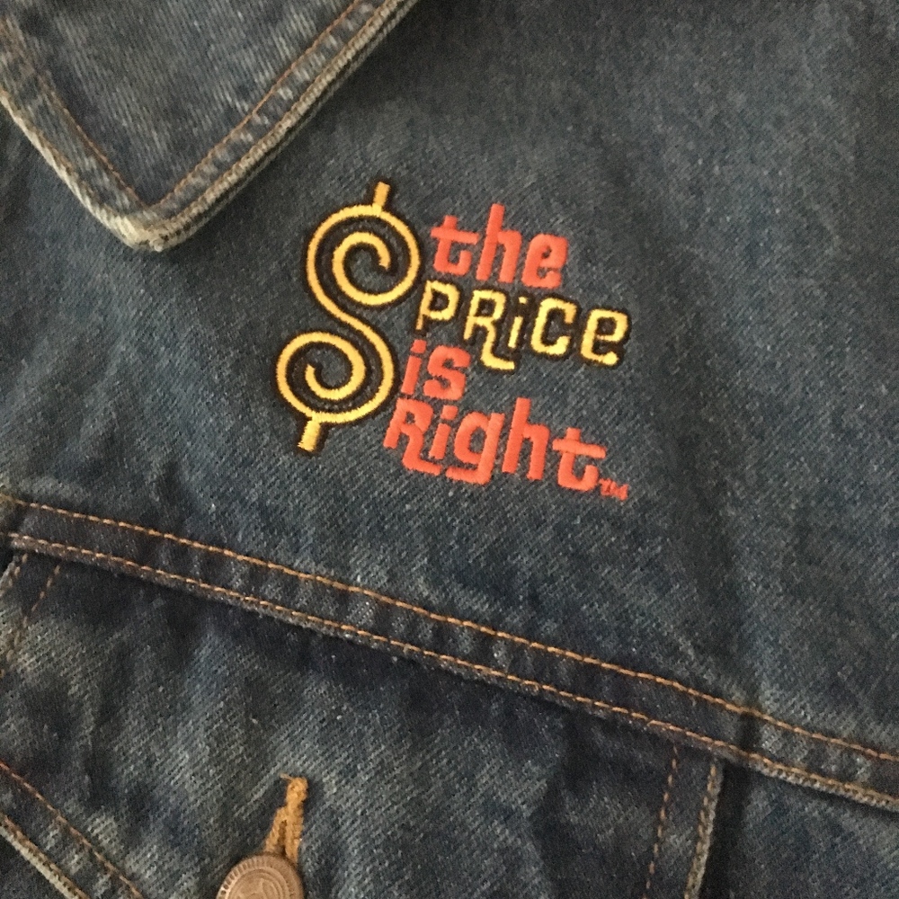 Vintage The Price is Right Jean Jacket Bob Barker
